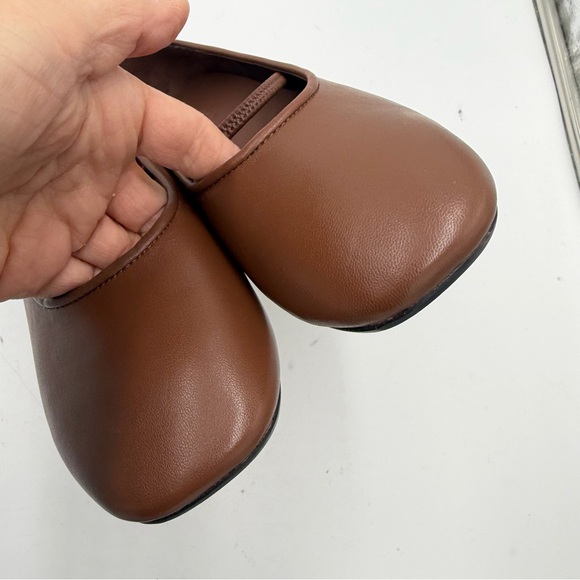 NEW Everlane Rum Brown Leather The Day Mary Jane Flat in Size 6.5 - Picture 7 of 16